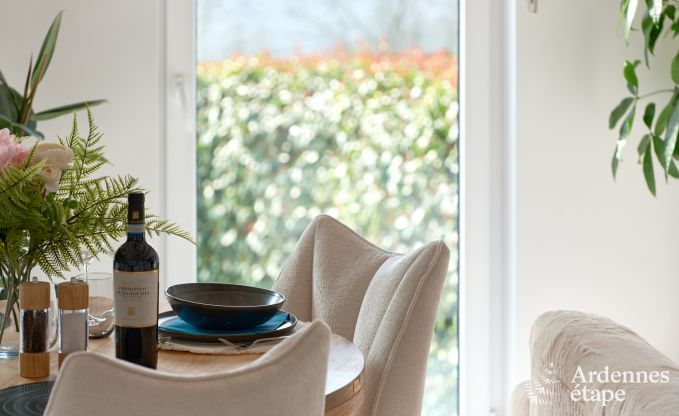 Romantisches Ferienhaus in Marchin f�r 2 Personen mit privatem Wellnessbereich und herrlichem Ausblick