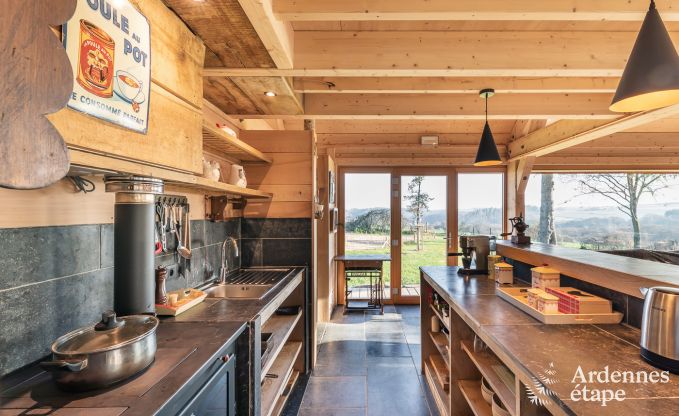 Chalet Maredsous 8 Pers. Ardennen Wellness Behinderten gerecht