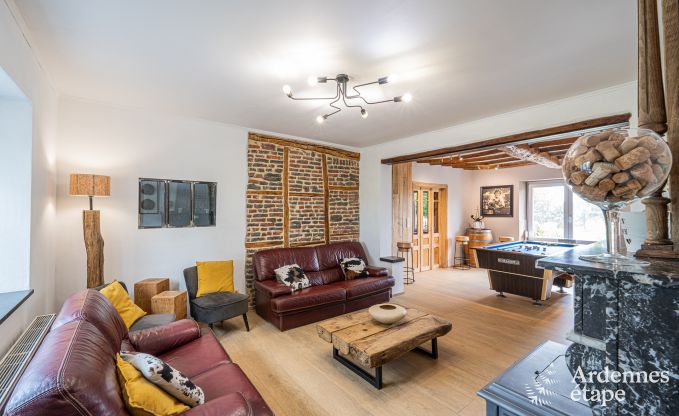 Ferienhaus Maredsous 13 Pers. Ardennen Schwimmbad Wellness