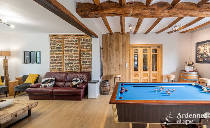 Ferienhaus Maredsous 13 Pers. Ardennen Schwimmbad Wellness