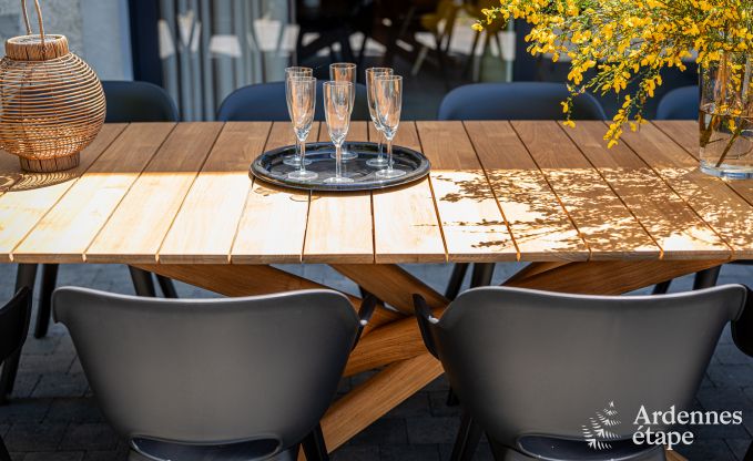 Rollstuhlgerechtes Ferienhaus in Martelange f�r 9 Personen mit Privatgarten