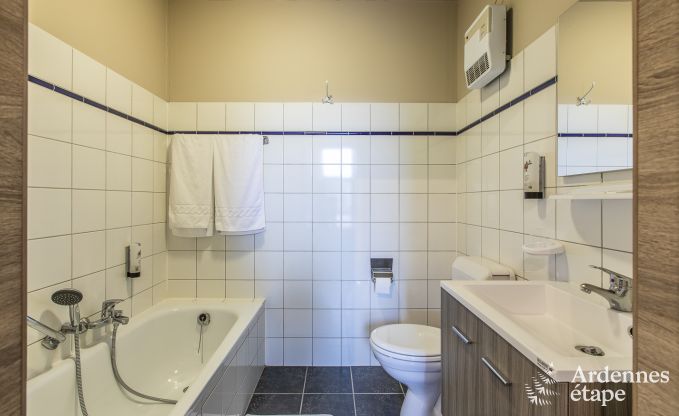 Urlaub mitten in der Natur in den Ardennen: Ger�umige Villa in Houffalize (Nadrin) f�r 18 Personen mit zahlreichen Annehmlichkeiten und Dienstleistungen, Haustiere willkommen