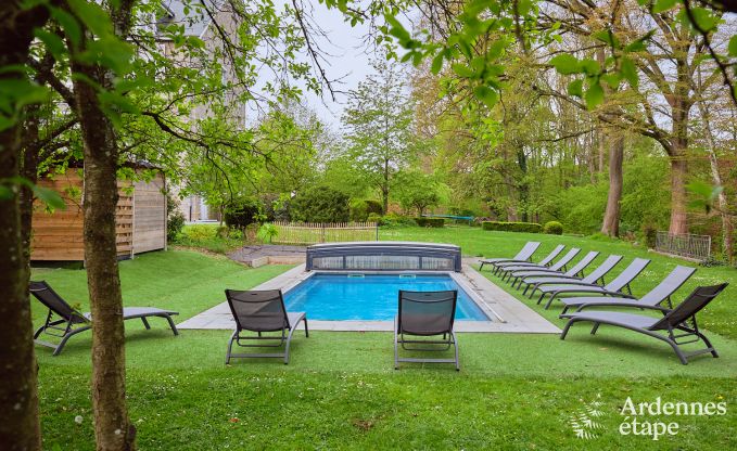 Wundersch�n renoviertes Schloss mit Pool in Nassogne, Ardennen