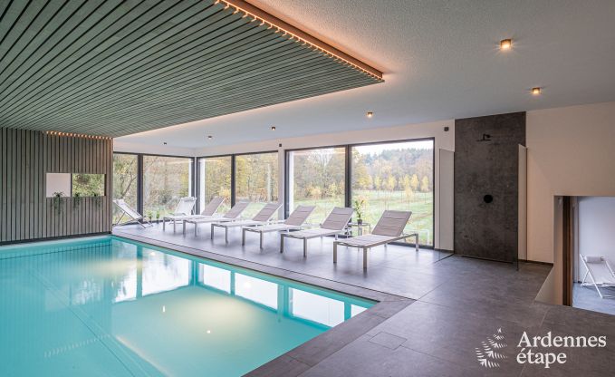 Ferienhaus Neufchteau 22/24 Pers. Ardennen Schwimmbad Wellness Behinderten gerecht