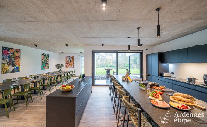 Ferienhaus Neufchteau 22/24 Pers. Ardennen Schwimmbad Wellness Behinderten gerecht