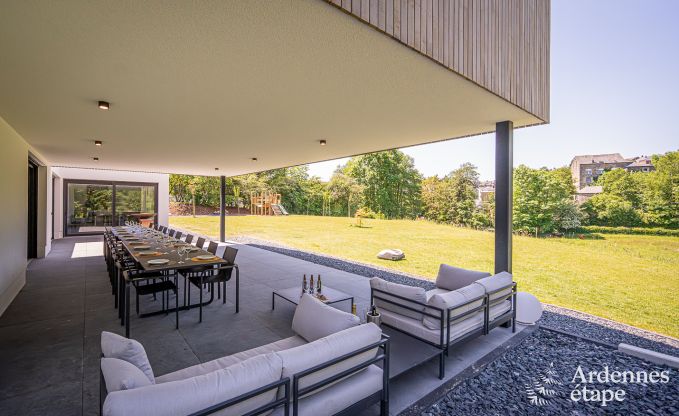 Ferienhaus Neufchteau 22/24 Pers. Ardennen Schwimmbad Wellness Behinderten gerecht