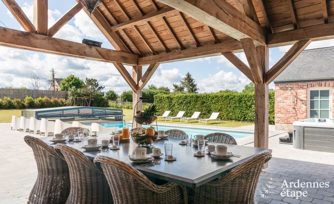 Luxusvilla Noiseux 8 Pers. Ardennen Schwimmbad Wellness