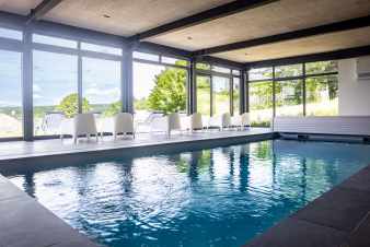 Luxusvilla Odeigne 21 Pers. Ardennen Schwimmbad Wellness Behinderten gerecht