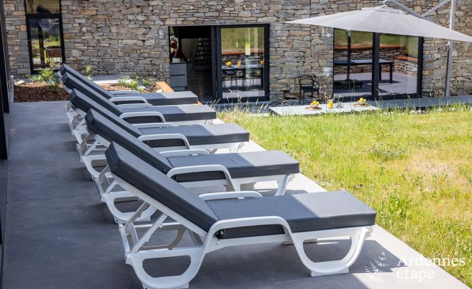 Luxusvilla Odeigne 21 Pers. Ardennen Schwimmbad Wellness Behinderten gerecht
