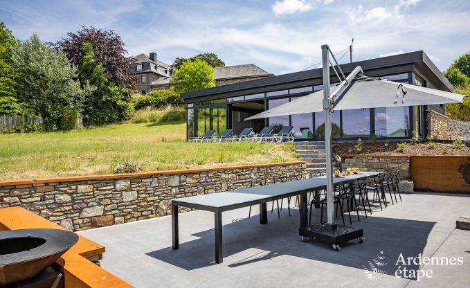 Luxusvilla Odeigne 21 Pers. Ardennen Schwimmbad Wellness Behinderten gerecht
