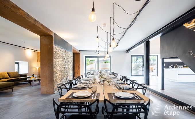 Luxusvilla Odeigne 21 Pers. Ardennen Schwimmbad Wellness Behinderten gerecht