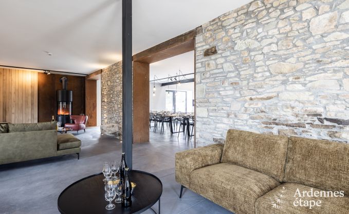 Luxusvilla Odeigne 21 Pers. Ardennen Schwimmbad Wellness Behinderten gerecht