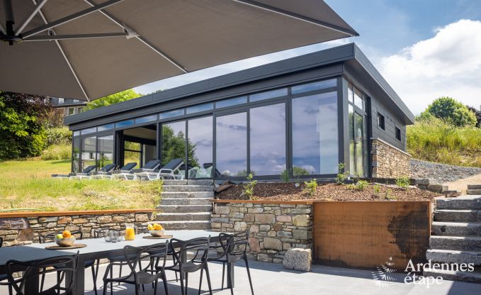 Luxusvilla Odeigne 21 Pers. Ardennen Schwimmbad Wellness Behinderten gerecht