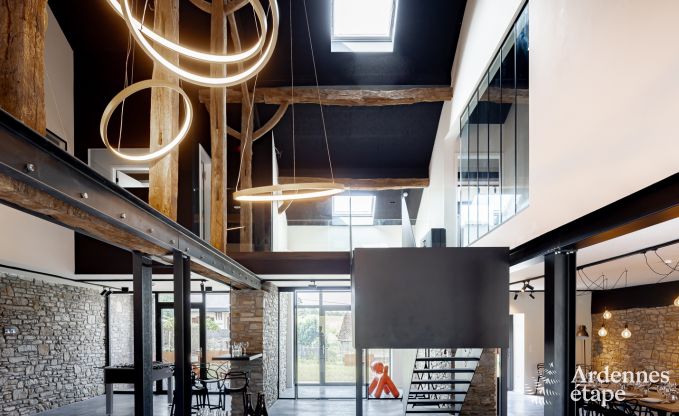 Luxusvilla Odeigne 21 Pers. Ardennen Schwimmbad Wellness Behinderten gerecht