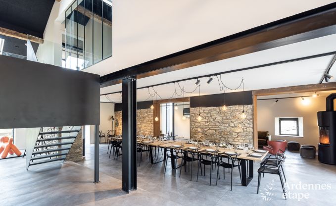 Luxusvilla Odeigne 21 Pers. Ardennen Schwimmbad Wellness Behinderten gerecht