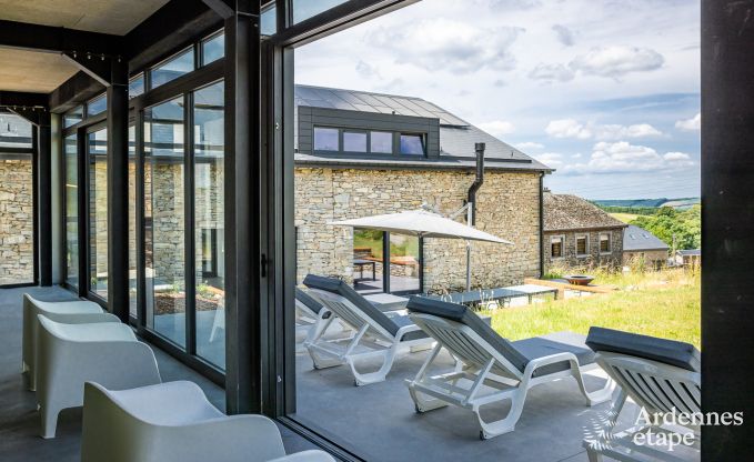Luxusvilla Odeigne 21 Pers. Ardennen Schwimmbad Wellness Behinderten gerecht