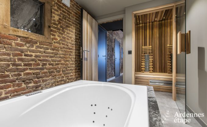 Ferienhaus Ohey 5 Pers. Ardennen Schwimmbad Wellness