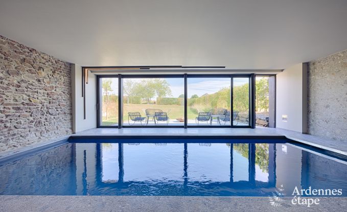 Ferienhaus Ohey 5 Pers. Ardennen Schwimmbad Wellness