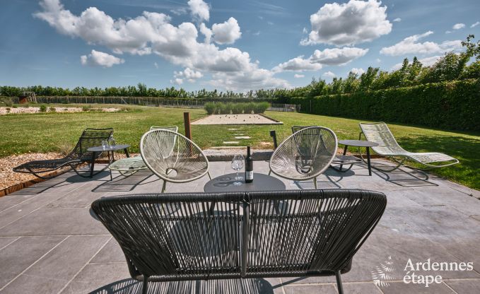 Ferienhaus Ohey 5 Pers. Ardennen Schwimmbad Wellness