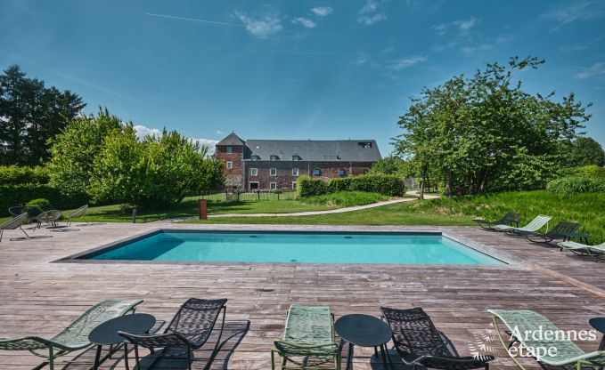 Ferienhaus Ohey 5 Pers. Ardennen Schwimmbad Wellness