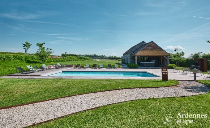 Ferienhaus Ohey 5 Pers. Ardennen Schwimmbad Wellness