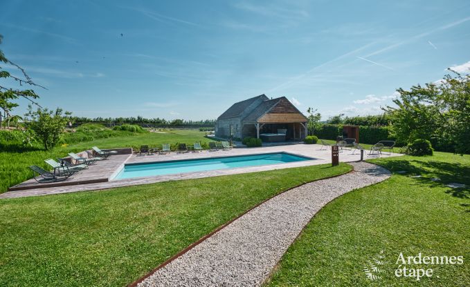 Ferienhaus Ohey 5 Pers. Ardennen Schwimmbad Wellness