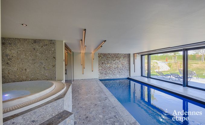 Ferienhaus Ohey 5 Pers. Ardennen Schwimmbad Wellness