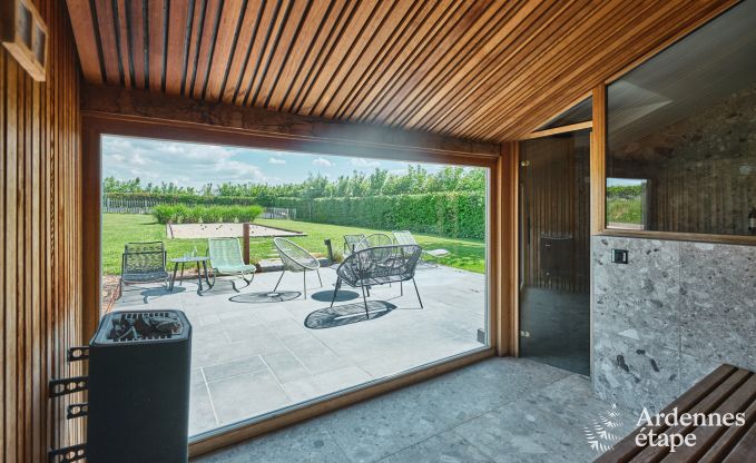 Ferienhaus Ohey 5 Pers. Ardennen Schwimmbad Wellness