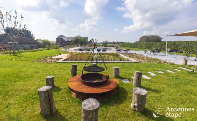 Ferienhaus Ohey 5 Pers. Ardennen Schwimmbad Wellness
