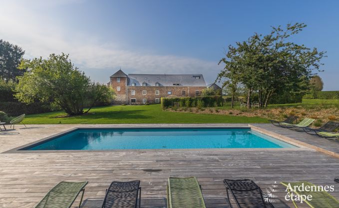 Ferienhaus Ohey 4 Pers. Ardennen Schwimmbad Wellness