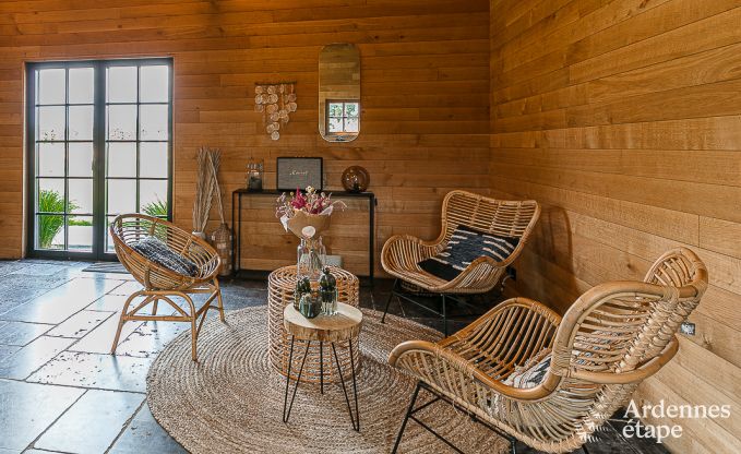 Ferienhaus Ohey 4 Pers. Ardennen Schwimmbad Wellness