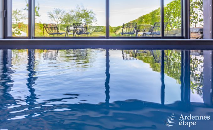 Ferienhaus Ohey 4 Pers. Ardennen Schwimmbad Wellness