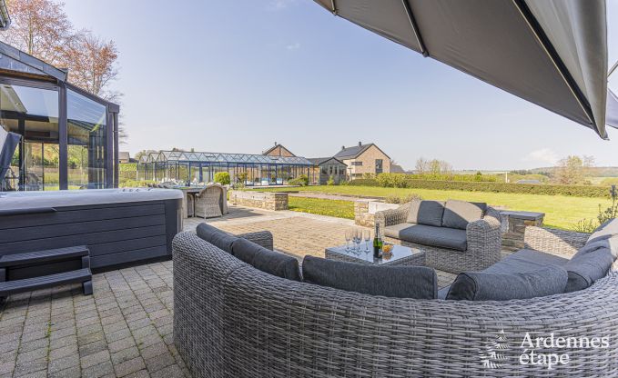 Ferienhaus Ouffet 9 Pers. Ardennen Schwimmbad Wellness