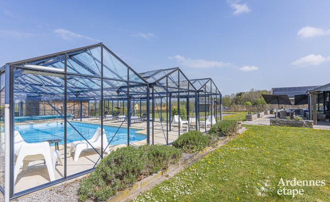 Ferienhaus Ouffet 9 Pers. Ardennen Schwimmbad Wellness