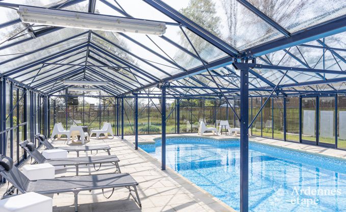 Ferienhaus Ouffet 9 Pers. Ardennen Schwimmbad Wellness