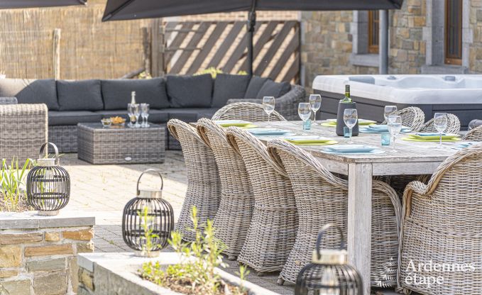 Ferienhaus Ouffet 9 Pers. Ardennen Schwimmbad Wellness