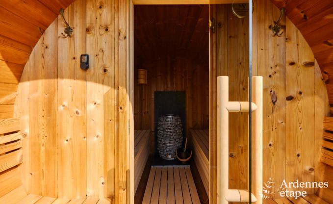 Ger�umiges und modernes Ferienhaus aus Naturstein in Ovifat, Hohes Venn