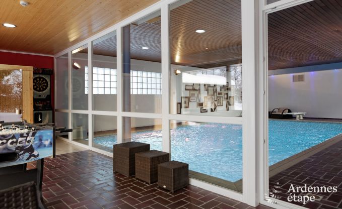Luxusvilla Ovifat 12/14 Pers. Ardennen Schwimmbad Wellness