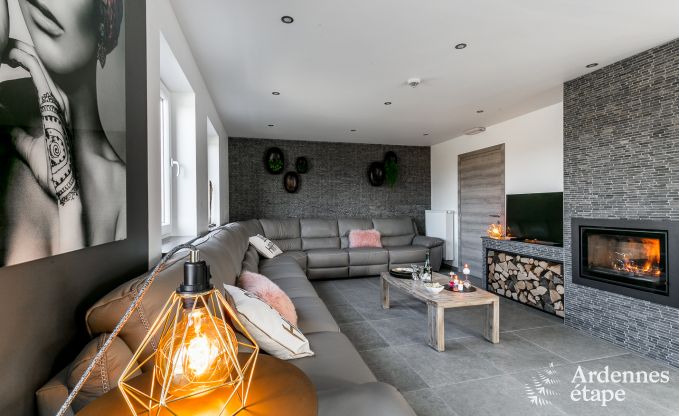 Hochwertig Ferienhaus Paliseul 14 Pers. Ardennen Wellness