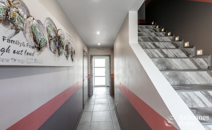 Hochwertig Ferienhaus Paliseul 14 Pers. Ardennen Wellness