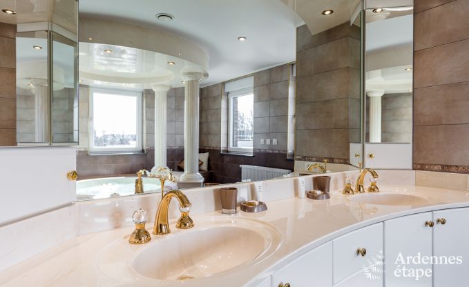 Hochwertig Ferienhaus Paliseul 14 Pers. Ardennen Wellness