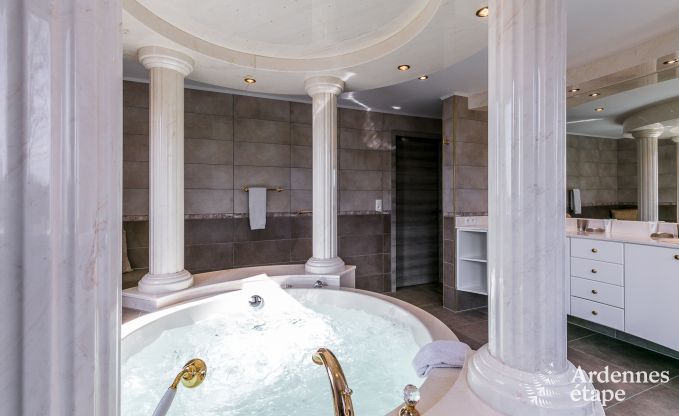 Hochwertig Ferienhaus Paliseul 14 Pers. Ardennen Wellness