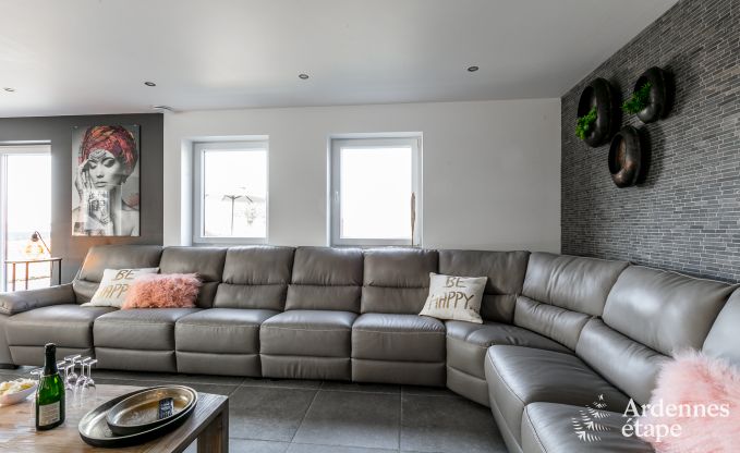 Hochwertig Ferienhaus Paliseul 14 Pers. Ardennen Wellness
