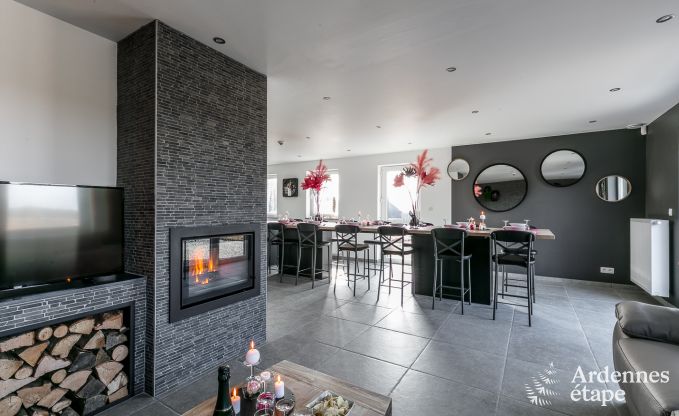 Hochwertig Ferienhaus Paliseul 14 Pers. Ardennen Wellness