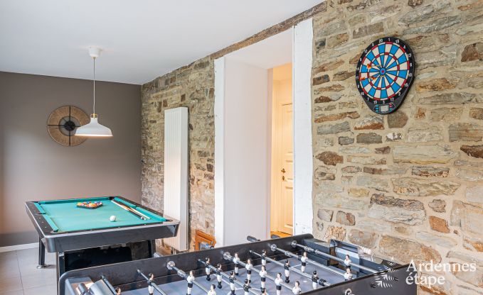 Charmante Ferienvermietung f�r 8 Personen in Paliseul: Ferienhaus mit Freizeiteinrichtungen im Herzen der Ardennen