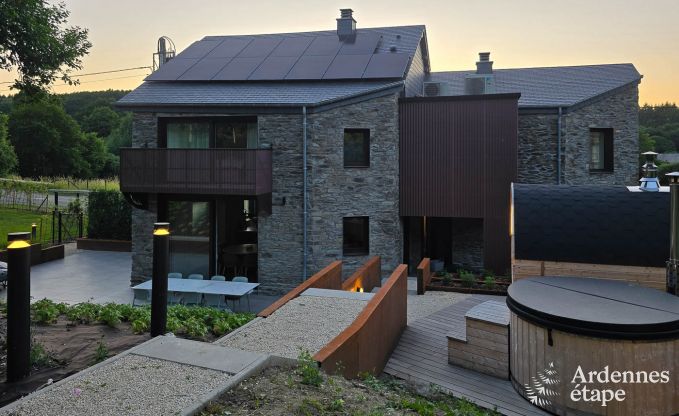 Ferienhaus fr 9 Personen mit Sauna und Garten im charmanten Our, Paliseul