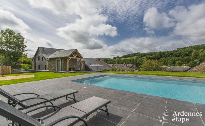 Ferienhaus Paliseul 12 Pers. Ardennen Schwimmbad Wellness