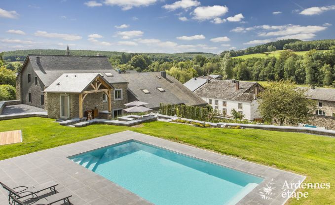 Ferienhaus Paliseul 12 Pers. Ardennen Schwimmbad Wellness