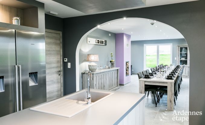 Ferienhaus Paliseul 14 Pers. Ardennen Schwimmbad Wellness Behinderten gerecht