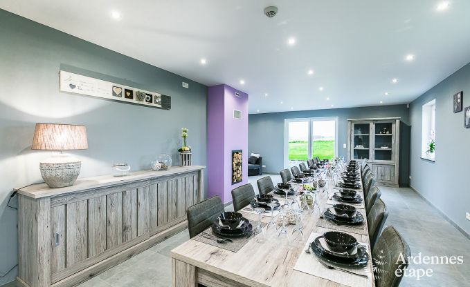 Ferienhaus Paliseul 14 Pers. Ardennen Schwimmbad Wellness Behinderten gerecht